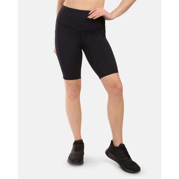 Damskie krótkie legginsy Kilpi ARTEMI-W z funkcją OPTI-DRY. Czarne legginsy Kilpi, bez wzorów, z nylonu, krótkie. Za 138,03 zł.