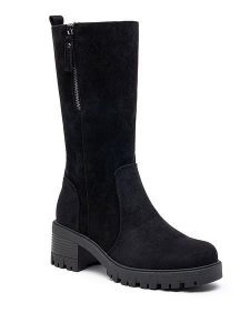 Foreverfolie Botki w kolorze czarnym rozmiar: 39. Czarne botki Foreverfolie, bez wzorów, bez obcasa, bez zapięcia. Za 204,45 zł.