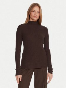 JOOP! Golf 58 JW224KN166 30033369 Brązowy Regular Fit. Brązowe golfy JOOP!, bez wzorów, z wiskozy. Za 479,99 zł.