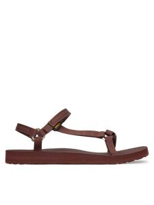 Teva Sandały Original Universal Slim 1150110 Bordowy. Czerwone sandały Teva, bez wzorów, z materiału, bez obcasa, na płaskiej podeszwie, bez zapięcia. Za 299,99 zł.