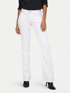 ONLY Jeansy Blush 15373325 Biały Flared Fit. Białe jeansy ONLY, bez wzorów, z bawełny. Za 229,99 zł.