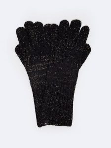BIG STAR Rękawiczki w kolorze czarnym rozmiar: onesize. Czarne rękawiczki Big Star, bez wzorów, z materiału. Za 39,99 zł.