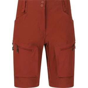 Damskie spodenki turystyczne Whistler Kodiak. Brązowe szorty WHISTLER, bez wzorów, sportowe. Za 367,50 zł.