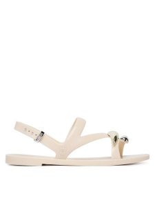 Melissa Sandały Melissa Iris Sandal Ad 37849 Beżowy. Brązowe sandały Melissa, bez wzorów, z tworzywa sztucznego, bez obcasa, na płaskiej podeszwie, bez zapięcia. Za 268,99 zł.