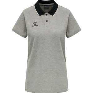 Damska koszulka polo Hummel Move. Szare bluzki Hummel, m, bez wzorów, sportowe, bez kołnierzyka, bez ramiączek. W wyprzedaży za 133,50 zł.