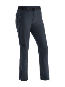 Maier Sports Spodnie softshellowe "Tech" w kolorze granatowym rozmiar: 40. Niebieskie spodnie dresowe Maier Sports, bez wzorów, z tkaniny, outdoorowe. Za 399,71 zł.