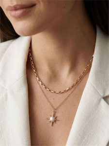 Heliophilia Pozłacany naszyjnik z zawieszką - dł. 45 cm rozmiar: onesize. Żółte naszyjniki Heliophilia, pozłacane. Za 37,91 zł.
