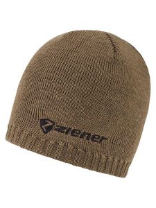 Ziener Czapka beanie "Iruno" w kolorze khaki rozmiar: onesize. Brązowe czapki Ziener, bez wzorów, z polaru. Za 75,34 zł.