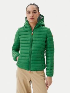 Save The Duck Kurtka przejściowa D33620W GIGA20 Zielony Regular Fit. Zielone kurtki Save the duck, bez wzorów, z syntetyku, bez kaptura. Za 449,99 zł.