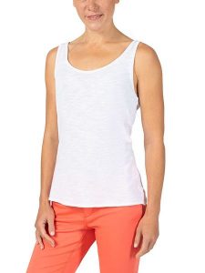 Timezone Top w kolorze białym rozmiar: S. Białe topy Timezone, s, bez wzorów, bez kołnierzyka, bez ramiączek. Za 30,71 zł.