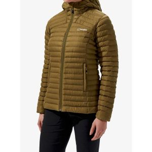Kurtka ocieplana damska Berghaus Nula Micro Jacket. Czarne kurtki Berghaus, s, bez wzorów, z puchu, bez kaptura. Za 482,99 zł.