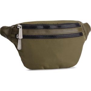 Saszetka nerka JENNY FAIRY - RC16199 Khaki. Zielone nerki i saszetki marki Jenny Fairy, bez wzorów, z materiału. Za 49,99 zł.