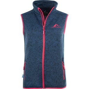 Westfjord Kamizelka polarowa "Katla" w kolorze granatowym rozmiar: XS. Niebieskie kamizelki Westfjord, xs, bez wzorów, z dzianiny, bez kołnierzyka, bez ramiączek, bez kaptura. Za 100,99 zł.