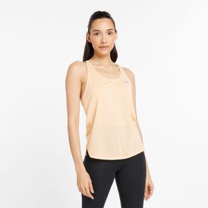 Koszulka damska New Balance WT41250PRE – pomarańczowa. Brązowe bluzki New Balance, xl, bez wzorów, z materiału, sportowe, bez kołnierzyka, bez ramiączek. Za 69,99 zł.
