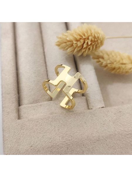 Nakkash Pozłacany pierścionek rozmiar: onesize. Żółte pierścionki Nakkash, metalowe. Za 69,75 zł.