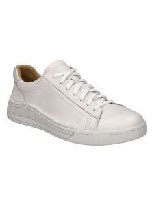 Josef Seibel Skórzane sneakersy w kolorze kremowym rozmiar: 41. Brązowe trampki Josef Seibel, bez wzorów, bez zapięcia. Za 224,95 zł.