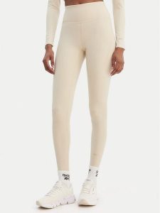 Reebok Legginsy Reebok x Ewa Chodakowska Zuzka RK25619CCW Beżowy Slim Fit. Brązowe legginsy Reebok, xs, bez wzorów, z syntetyku, na fitness i siłownię. Za 199,99 zł.