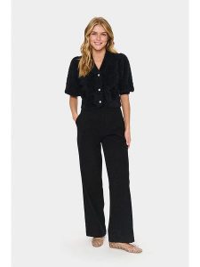 SAINT TROPEZ Kardigan w kolorze czarnym rozmiar: L. Czarne kardigany Saint Tropez. Za 126,99 zł.