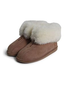 Kaiser Naturfellprodukte Kapcie wełniane "Alta" w kolorze jasnobrązowym rozmiar: 37. Brązowe kapcie Kaiser Naturfellprodukte, bez wzorów, z wełny. Za 214,70 zł.