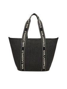 KARL LAGERFELD Torebka A1W46074 Czarny. Czarne shopper bag KARL LAGERFELD, bez wzorów, z syntetyku, bez dodatków. Za 779,99 zł.