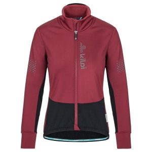 Damska kurtka rowerowa softshell Kilpi VELOVER-W. Czerwone kurtki Kilpi, l, bez wzorów, z softshellu, bez kaptura. Za 370,41 zł.