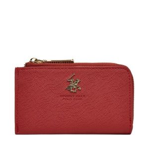 Portfel Beverly Hills Polo Club. Czerwone portfele Beverly Hills Polo Club, bez wzorów. Za 59,99 zł.