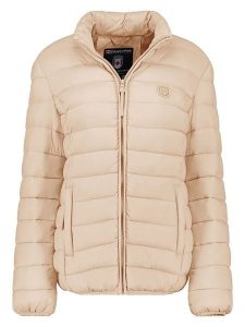 Canadian Peak Kurtka pikowana "Akitaleak" w kolorze beżowym rozmiar: S. Brązowe kurtki Canadian Peak, s, bez wzorów, bez kaptura. Za 100,99 zł.