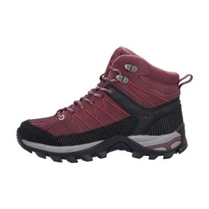 Buty trekkingowe damskie CMP Rigel Mid. Czarne buty trekkingowe CMP, z gumy, bez zapięcia. W wyprzedaży za 399,99 zł.