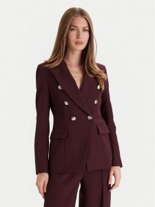 Maryley Marynarka 25IB139/43BU Bordowy Regular Fit. Czerwone marynarki i żakiety Maryley, xl, bez wzorów, z syntetyku. Za 499,99 zł.