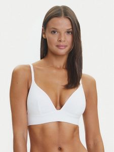 Hunkemöller Biustonosz braletka 302037 Biały. Białe biustonosze Hunkemöller, bez wzorów, z syntetyku. Za 89,99 zł.