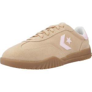 Buty CONVERSE RUN STAR TRAINER OX Jasnobrązowy. Brązowe trampki Converse, bez wzorów, ze skóry, bez zapięcia. Za 387,99 zł.