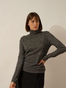 Just Cashmere Kaszmirowy sweter "Ava" w kolorze antracytowym rozmiar: S. Czarne golfy Just Cashmere, bez wzorów, z kaszmiru. Za 347,99 zł.