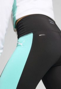 Damskie legginsy do padla o długości 7/8 INDIVIDUAL PUMA. Białe legginsy Puma, bez wzorów, z gumy. Za 212,65 zł.