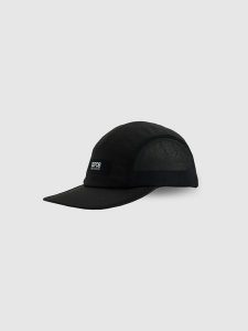 4F Czapka z daszkiem strapback uniseks - czarny XS/S (56cm). Czarne czapki 4f, bez wzorów, klasyczne. Za 59,99 zł.