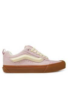 Vans Tenisówki Knu Skool VN000D6ZO3N1 Różowy. Czerwone trampki Vans, bez wzorów, ze skóry, bez zapięcia. Za 229,99 zł.