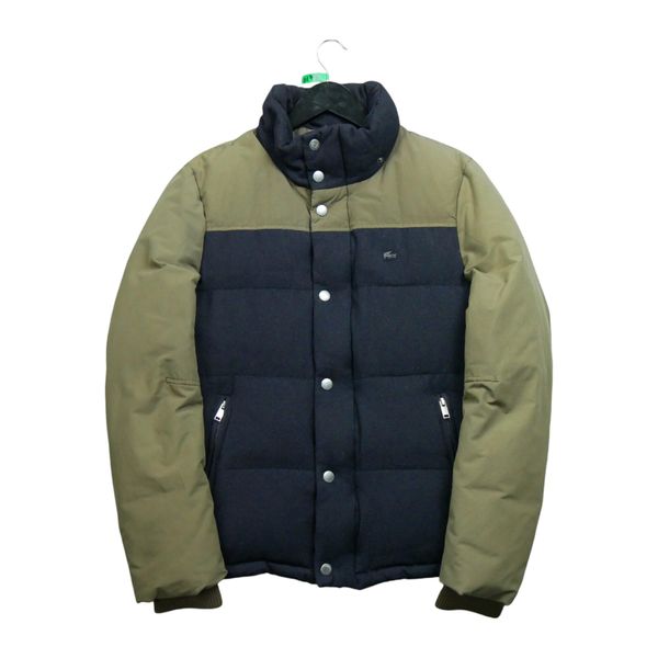 Second life - Kurtka puchowa Lacoste - Stan bardzo dobry. Niebieskie kurtki Lacoste, bez wzorów, z puchu, bez kaptura. Za 380,66 zł.