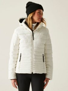 Regatta Kurtka pikowana "Kelane" w kolorze białym rozmiar: 42. Białe kurtki Regatta, bez wzorów, bez kaptura. Za 260,99 zł.