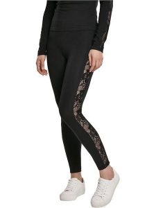 Urban Classics Legginsy w kolorze czarnym rozmiar: L. Czarne legginsy Urban Classics, bez wzorów, z koronki. Za 100,99 zł.