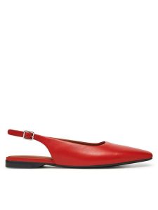 Vagabond Shoemakers Sandały Delia 5907-201-48 Czerwony. Czerwone sandały Vagabond Shoemakers, bez wzorów, ze skóry, bez obcasa, na płaskiej podeszwie, bez zapięcia. Za 279,99 zł.