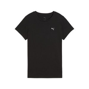 Damska koszulka ESS ELEVATED PUMA Black. Czarne bluzki Puma, m, z aplikacjami, eleganckie, bez kołnierzyka, bez ramiączek. Za 80,99 zł.