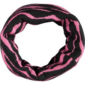 Buff Szal-koło w kolorze czarno-jasnoróżowym - 29 x 27 cm rozmiar: onesize. Czarne szaliki Buff, bez wzorów, z materiału. Za 105,95 zł.