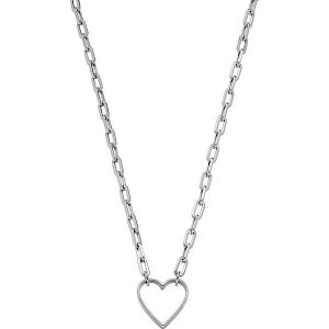 Liebeskind Naszyjnik z elementem ozdobnym - dł. 45 cm rozmiar: onesize. Szare naszyjniki Liebeskind, ze stali. Za 153,34 zł.