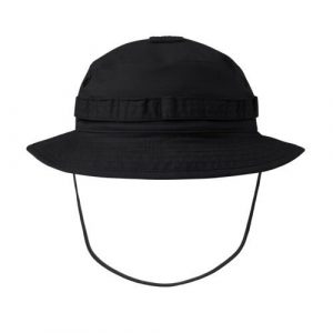 Kapelusz turystyczny Boonie Mk2 Black. Czarne kapelusze HELIKON-TEX, bez wzorów, sportowe. Za 80,99 zł.