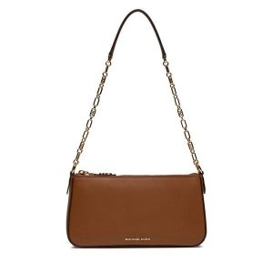 Torebka MICHAEL Michael Kors. Brązowe torebki wieczorowe MICHAEL Michael Kors, bez wzorów, bez dodatków. Za 589,99 zł.