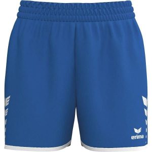 Szorty bez podszewki damskie Erima Wings. Niebieskie szorty Erima, bez wzorów, z materiału. Za 123,50 zł.