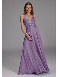 SWING Sukienka w kolorze fioletowym rozmiar: 38. Różowe sukienki Swing, bez wzorów, bez kołnierzyka, bez ramiączek, maxi. Za 304,99 zł.