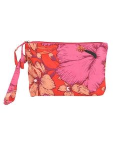 BLE Kosmetyczka w kolorze różowo-czerwonym - 25 x 17 x 5 cm rozmiar: onesize. Czerwone kosmetyczki BLE, bez wzorów, z materiału. Za 21,95 zł.