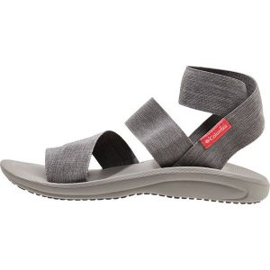 Columbia BARRACA STRAP Sandały trekkingowe dark grey/wild salmon. Szare buty trekkingowe marki Columbia, z materiału. Za 249,00 zł.