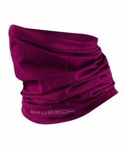 Komin trekkingowy z wełną merino unisex Brubeck. Niebieskie szaliki Brubeck, bez wzorów, z dzianiny. Za 72,99 zł.