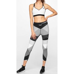 Legginsy do biegania damskie SPDF102 - multikolor 1 allover. Legginsy marki 4f. Za 149,99 zł.
